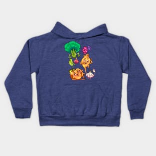 Vegetables Cartoon Funny Kids Hoodie